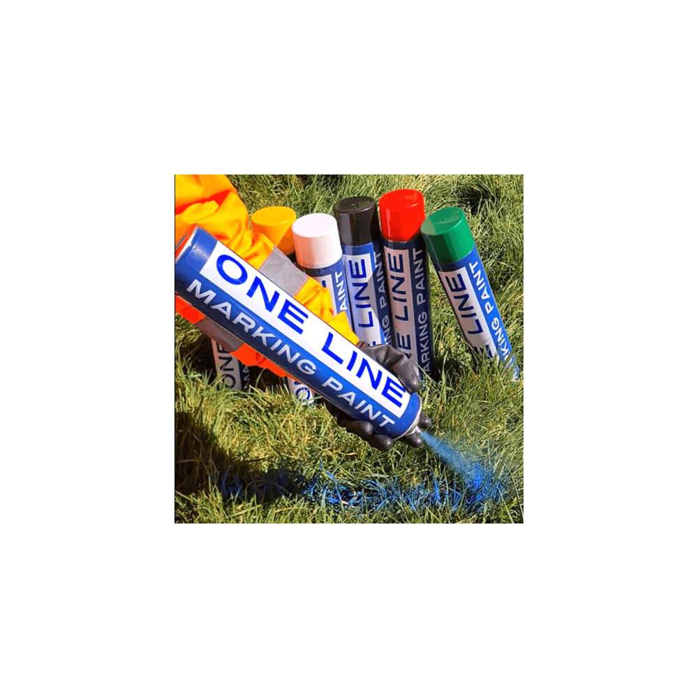 Line Marking Aerosol Spray Paint - (Pack of 12 x 750ml)